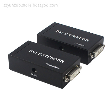 DVI Extender 60M Over Single Cat 5e6